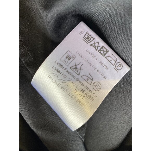 VTG GIVENCHY Black Stars Embroidered Cotton Buttons Long Sleeve Shirt Sz 38 Sz S - Picture 10 of 15